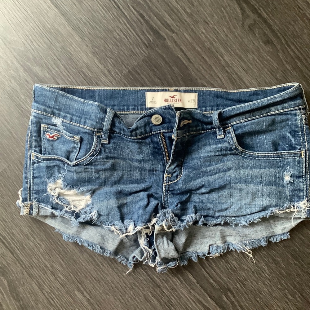 Hollister denim shorts